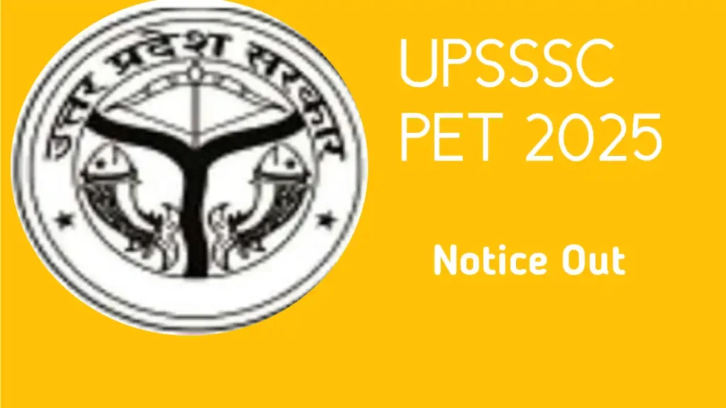 UPSSSC PET 2025 Exam