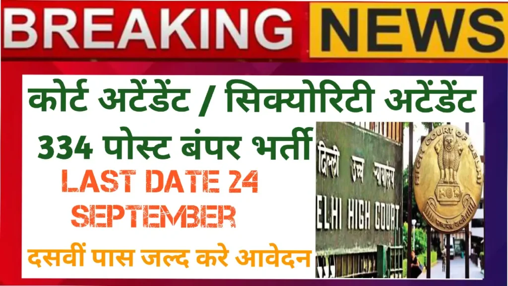 Delhi High Court Vacancy 2025
