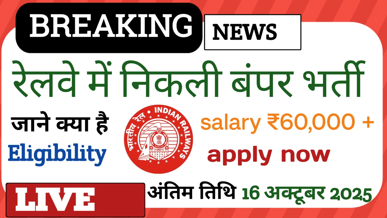 RRB Section Controller Bharti 2025