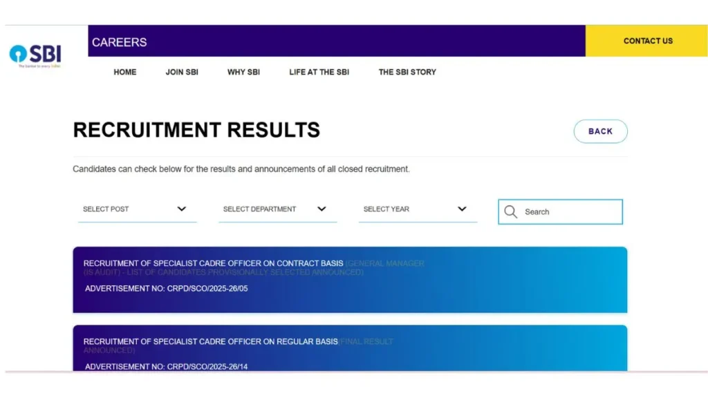 SBI Recruitment 2025
