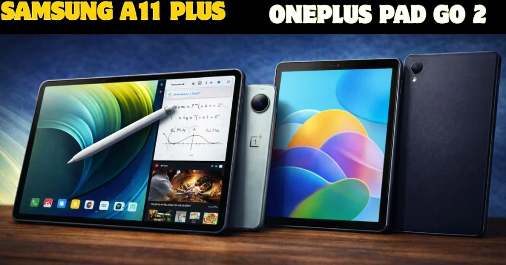 Samsung A11 Plus vs OnePlus Pad Go 2
