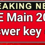 JEE Main 2026 Session 1 Answer Key