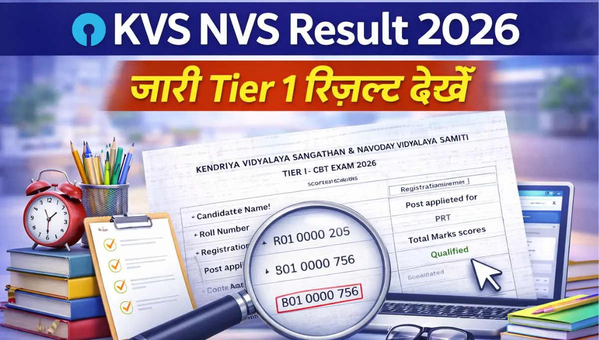 KVS NVS Result 2026 Out